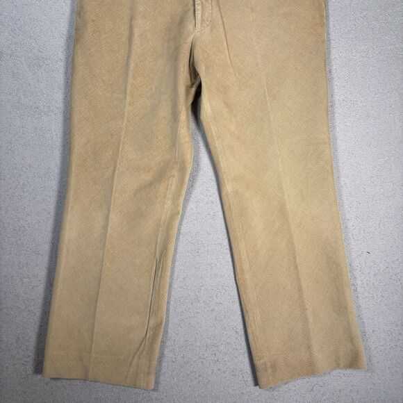 Arnold Brant Corduroy Pants Men’s Size 40 (fits 37x29) Beige Made In Italy‎ - Picture 3 of 10